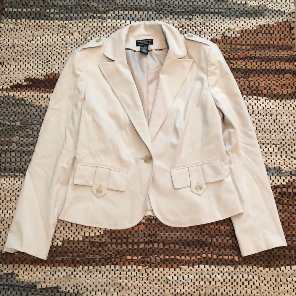 Worthington Works Tan Blazer sz 12